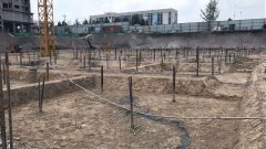 兰考金地雅居抗浮锚杆竣工